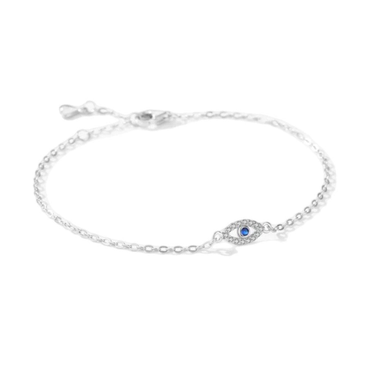 Delicate Blue Evil Eye Protection Bracelet