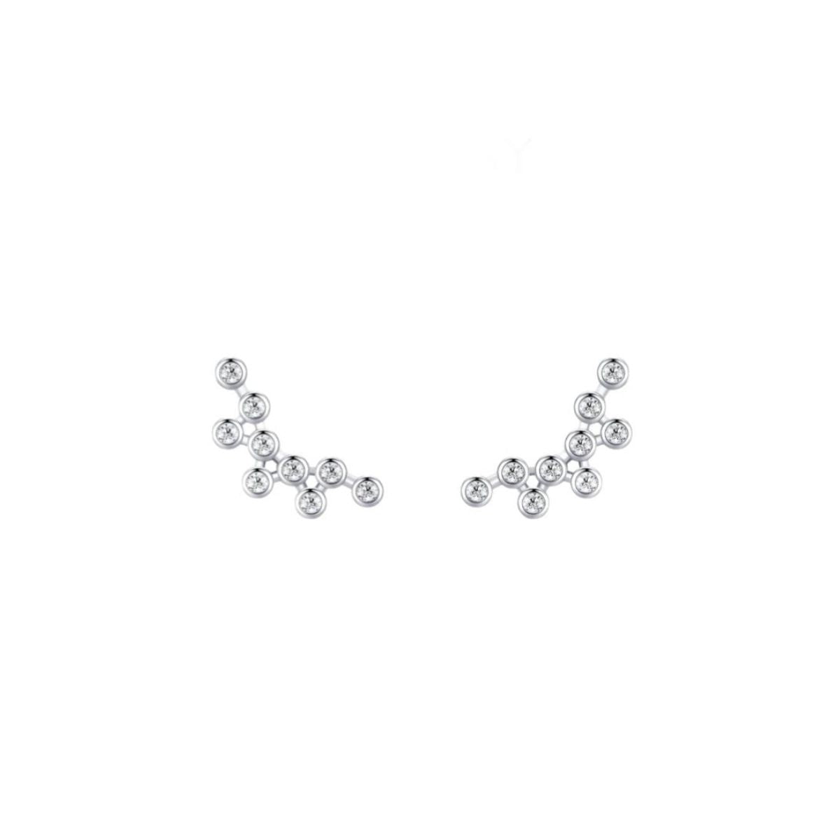 Constellation Crystal Ear Climber Earrings