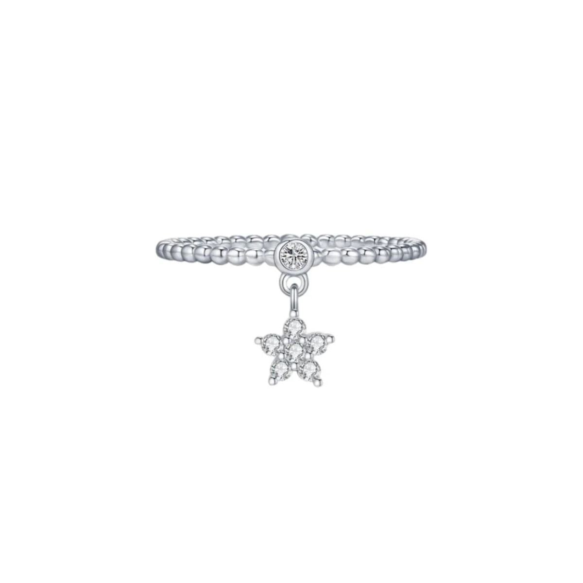 Twinkle Star Dangle Ring