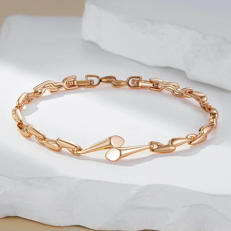 Rose Gold Color Geometry Bracelet