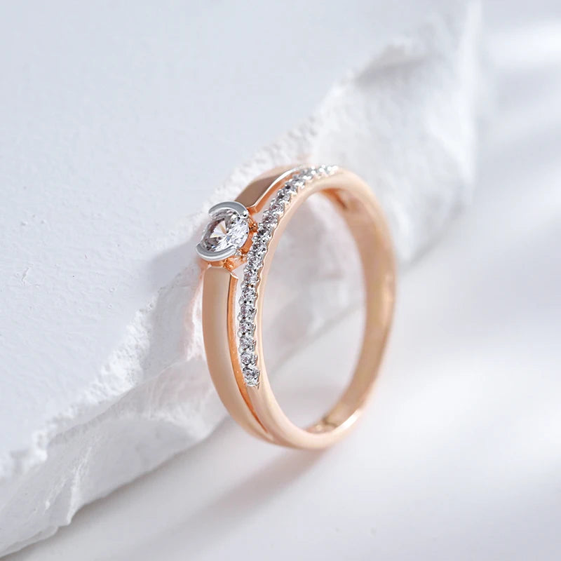 Luxury Natural Zircon Rings