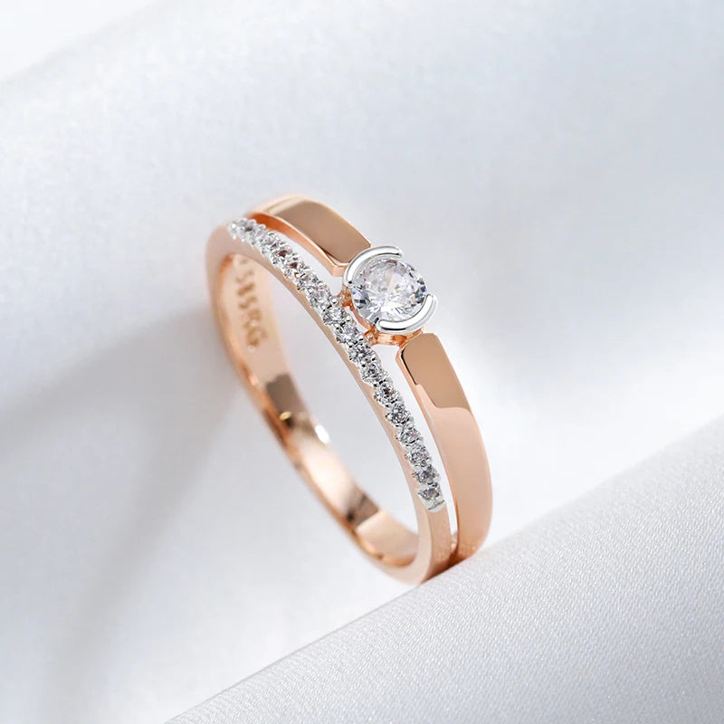 Luxury Natural Zircon Rings