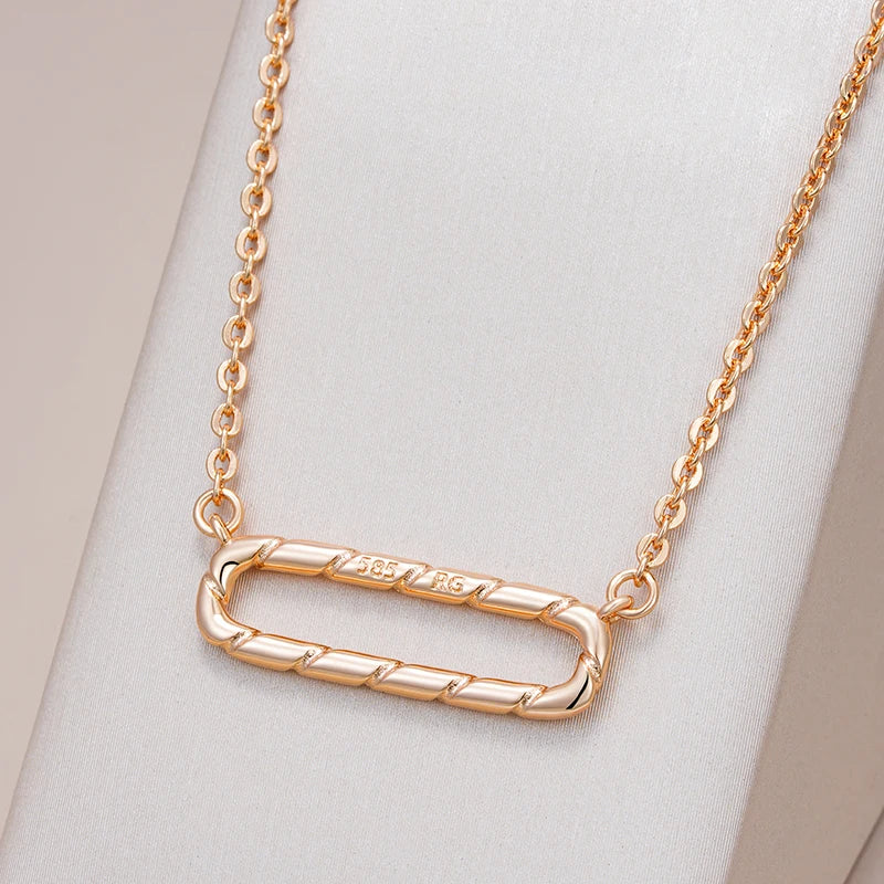 Luxury Glossy Pendant Necklace