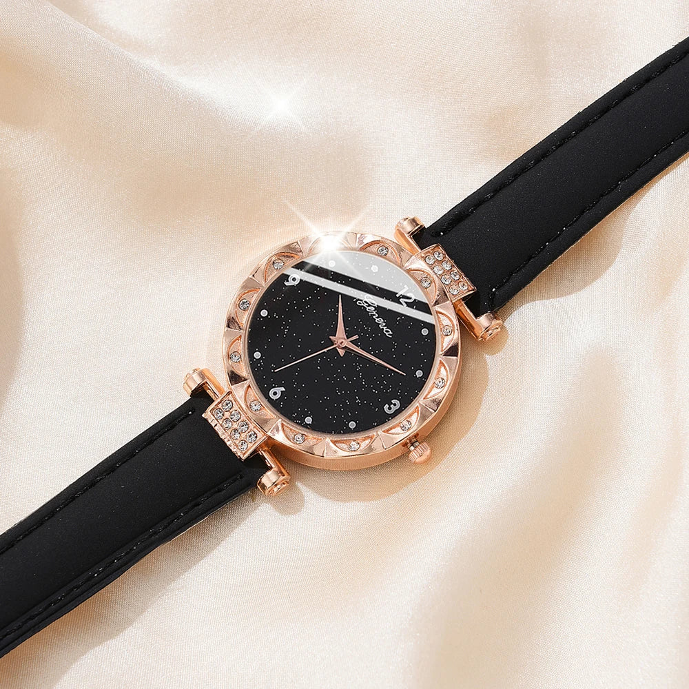 Womens Watches 5Pcs Set