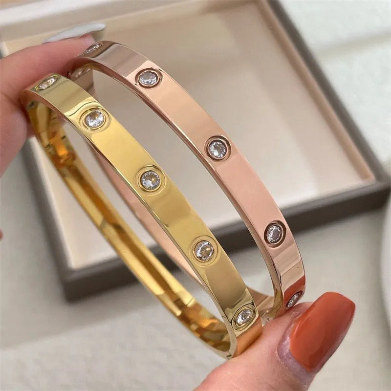 Luxury Designer Stainless Steel Jewelry Women's Bracelet