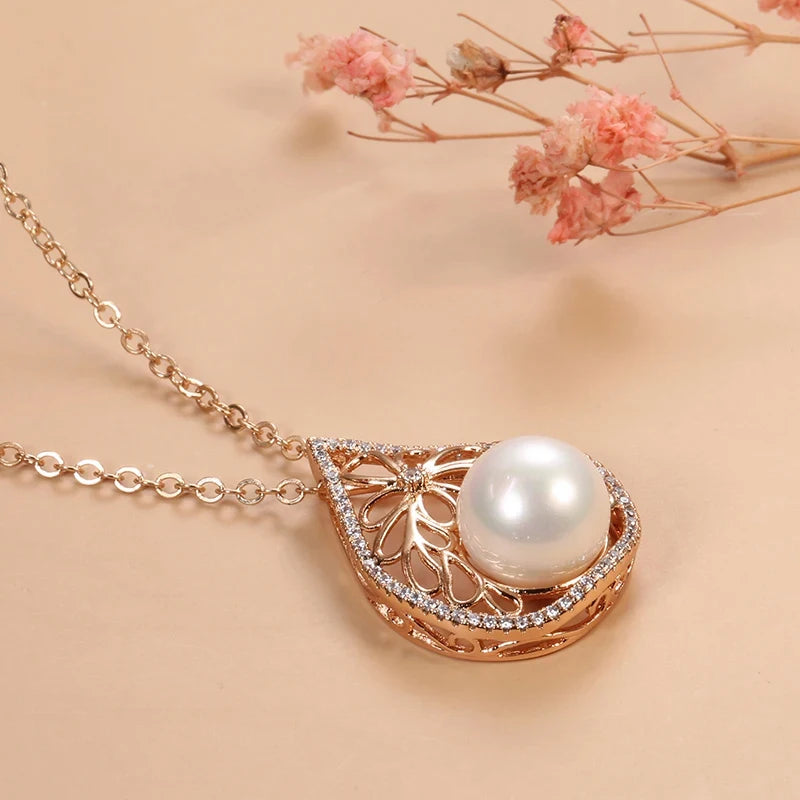 Luxury Pearl Big Pendant Necklace