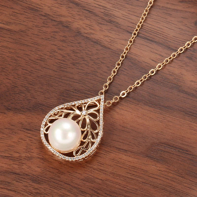 Luxury Pearl Big Pendant Necklace