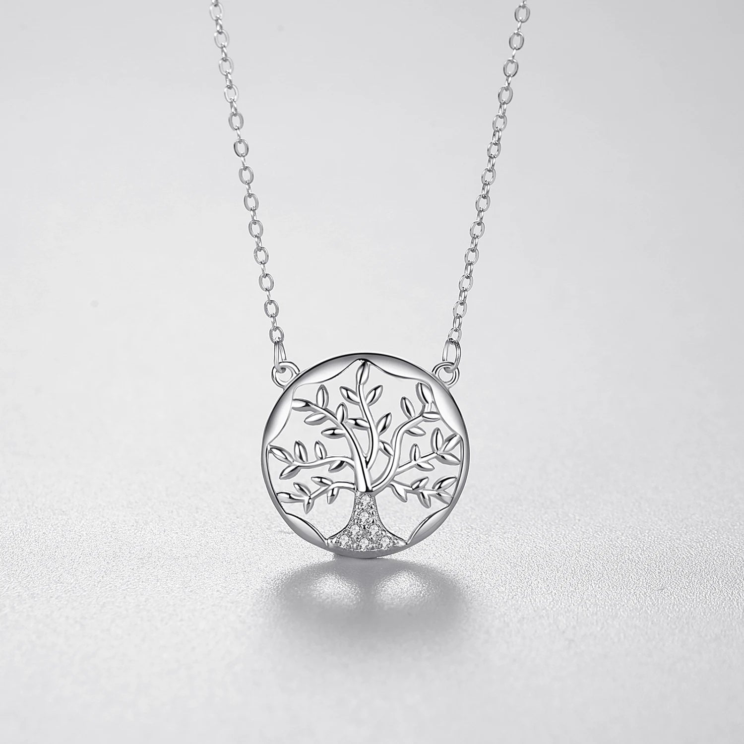 925 Sterling Silver Charm Tree Of Life Earrings Necklaces Jewelry Set