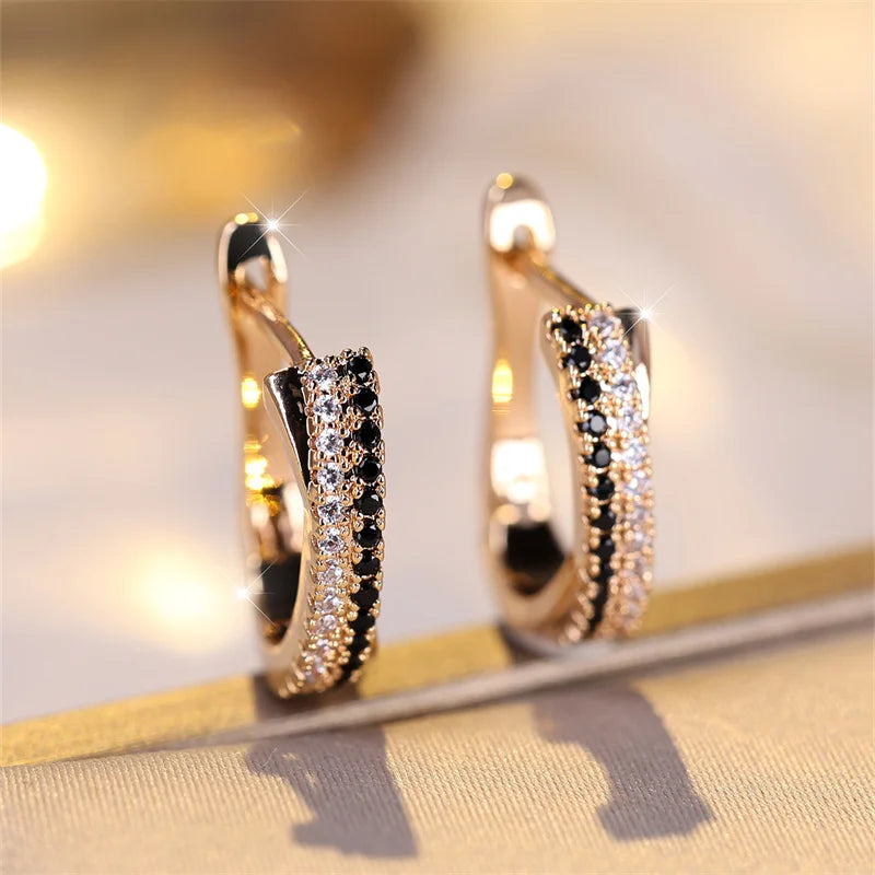 Trendy Crystal Earrings