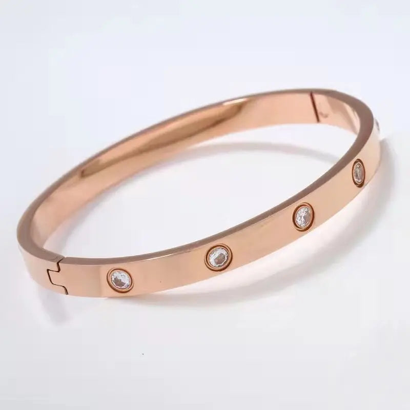 Luxury Designer Stainless Steel Jewelry Women's Bracelet