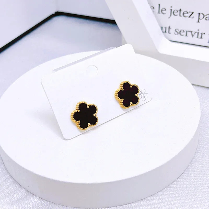 Lucky Five-petal Flower Clover Party Jewelry set