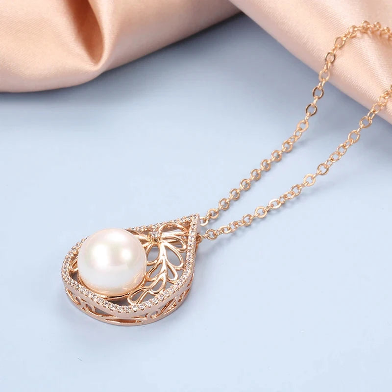 Luxury Pearl Big Pendant Necklace